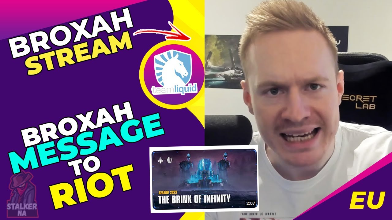 Broxah Message to Riot About New Cinematic 🤬 - YouTube