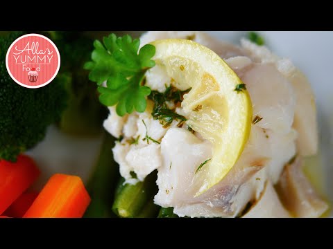 How To Cook Cod Fish - Poached Cod Recipe - Как приготовить треску