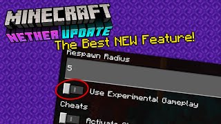 This NEW Feature on The Nether Update is AMAZING!!!