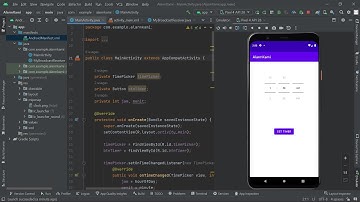 Project Aplikasi Alarm Sederhana - Android Studio