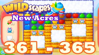 Wildscapes: New Acres Level 361 - 365 HD Gameplay | 3 match puzzle | android | 362 | 363 | 364 | IOS