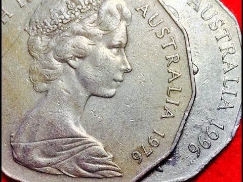 1976 U0026 1996 Australia 50 Cent Coins