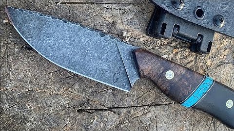 How to add Rock Texture to the Spine of your knife