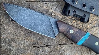 How to add Rock Texture to the Spine of your knife
