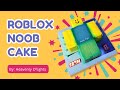 How to Make a Roblox Noob CakeㅣEasy 3D Birthday Cake Tutorial