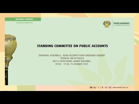 Standing Committee On Public Accounts 15 October 2025