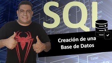 Creación de base de datos en SQL Server 2016.
