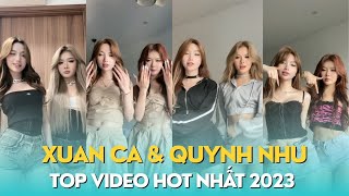 Video thumbnail of "Xuân Ca and Quỳnh Như 2023 | Tổng hợp video TikTok nhảy đỉnh nhất | Best dancing videos"