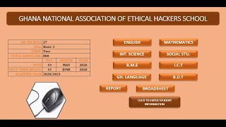 Spreadsheet Programming language  Linking subject analysis data to report card and rubrics