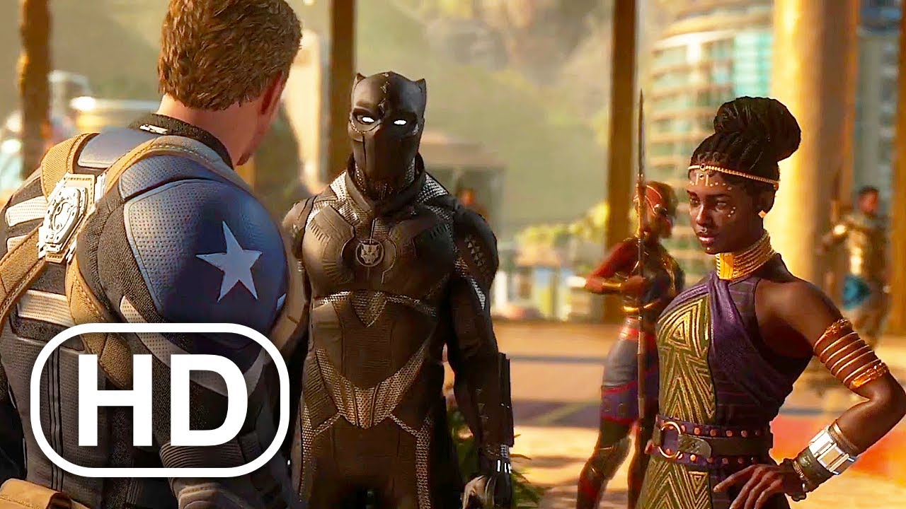 Black Panther Meets Avengers Scene 4K ULTRA HD - Marvel's Avengers