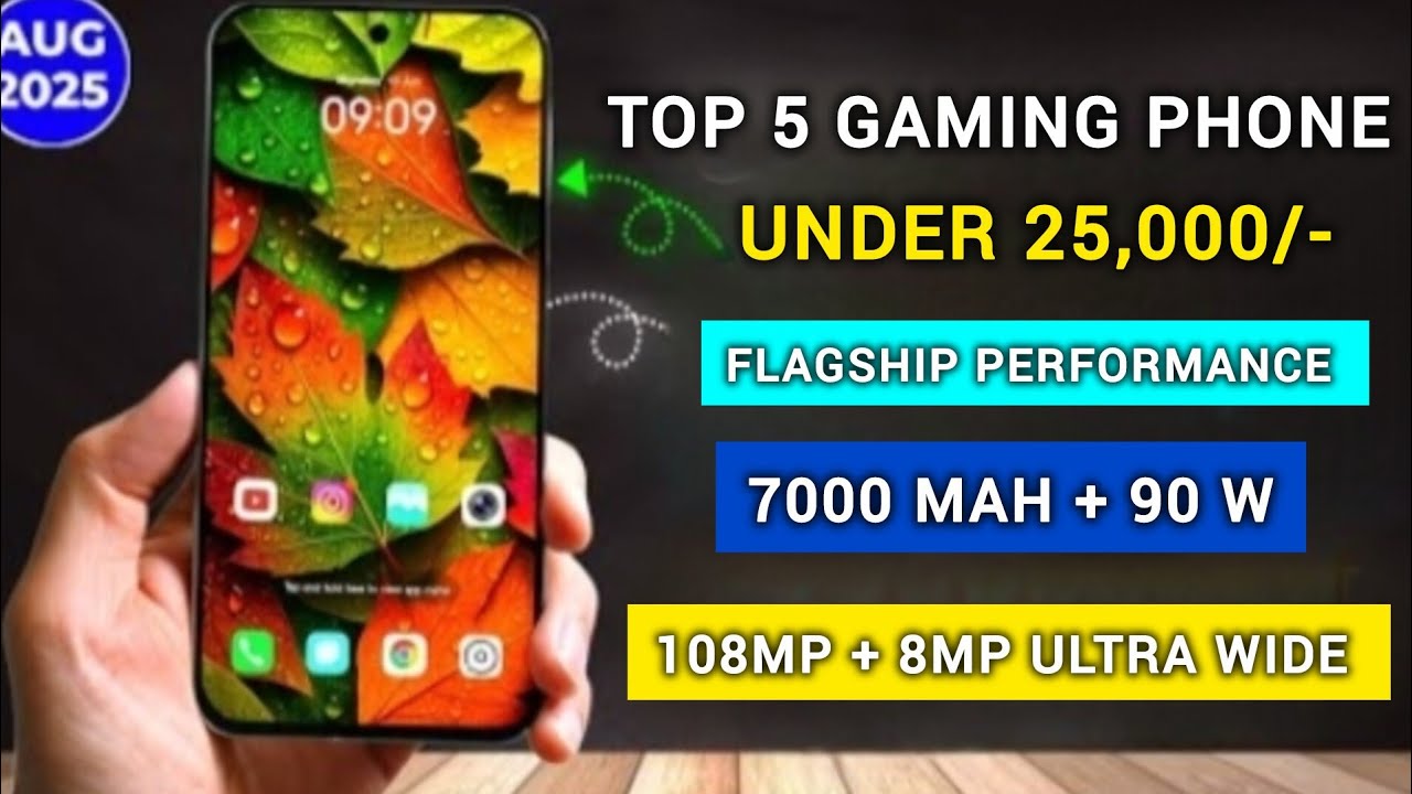 Top 5 Gaming Smartphone under 25k | Best gaming phones under 25000 ...