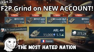 F2P Grinding in War Thunder is *𝐏𝐀𝐈𝐍* (Is this true?)🤔| Probably the WORST Nation in Game!💀 [Part 2]