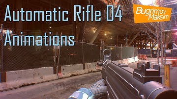Automatic rifle 04 Animations