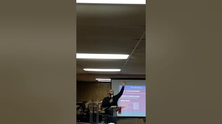 Apostle Corey Magee teaching on the tabernacle.