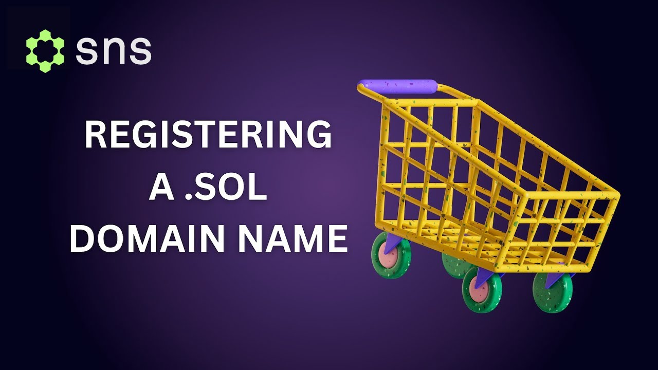 Sol Domain Names Registering a .sol domain - YouTube