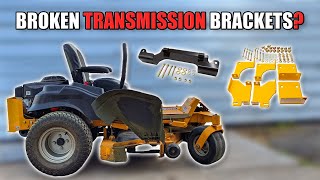 Hustler Raptor SD  Broken Transmission Bracket Upgrade