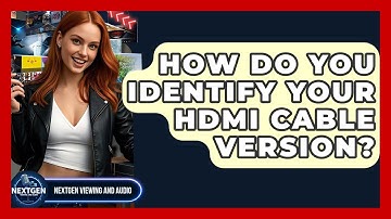 How Do You Identify Your HDMI Cable Version? - NextGen Viewing and Audio