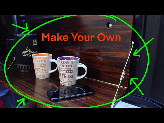 $50 Jeep Tailgate Table - D.I.Y. On The Fly - YouTube