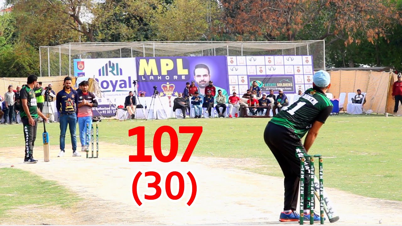 107 Runs Needed in 30 Balls Most Thrilling Cricket Match Ever Cricket ...