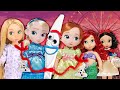 👶 ¡Las Princesas Junior Cuidan de Cuchillin 🔪 !  Princesas de Disney