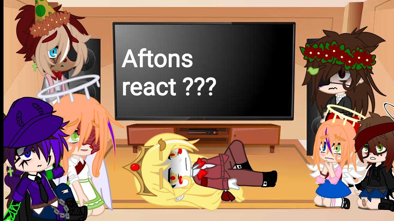Aftons(+Noah)react to You didn't know/ Hazbin Hotel Spoiler/Created to the creator of the song/NotOG