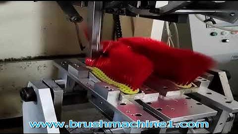 Broom Making Machine, Wavy Broom Filling Machine, CNC 4-Axis Broom Tufting Machine