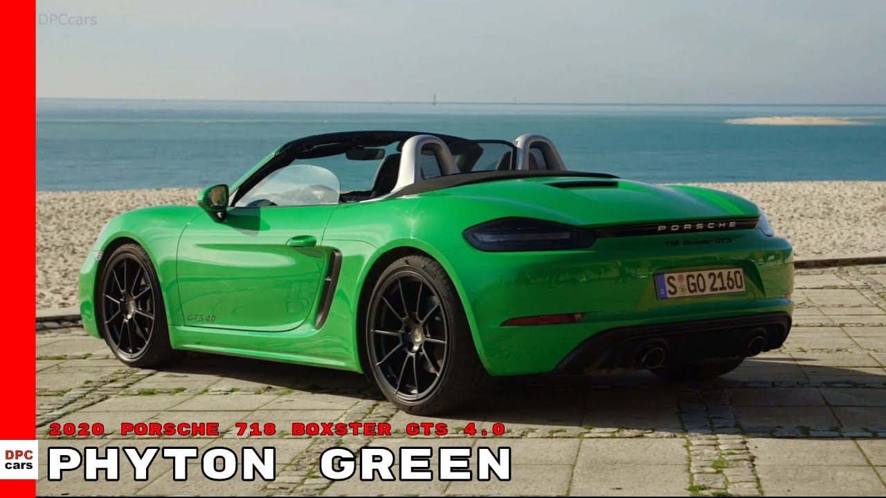 Porsche 718 Boxster Gts 4 0 Phyton Green Youtube Porsche 718 Boxster Gts 4 0 Phyton Green Youtube