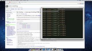 Zen Coding: La forma mas rapida de escribir código HTML