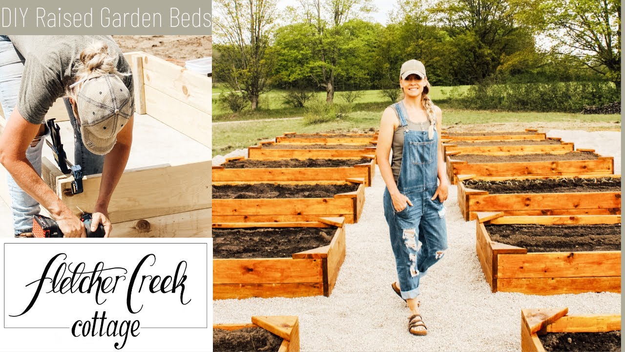 DIY Raised Garden Beds - YouTube