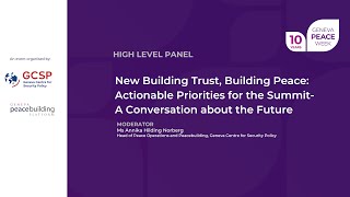Hlp Building Trust, Building Peace Actionable Priorities For The Summit A Conversation Abo