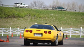 Corvette C4 Autocross - Cincy Region SCCA Fun Event 4.10