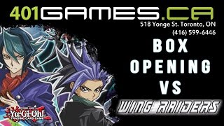 Yugioh wing raiders box opening - 401 games