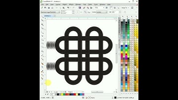How to Easily Draw a Celtic Knot in CorelDRAW: Tutorial! | Design In CorelDRAW   #m_noumanbhatti