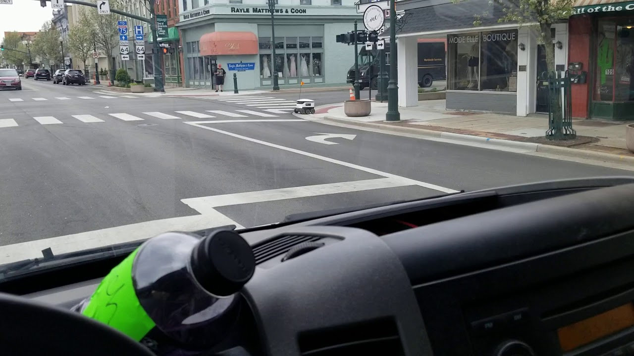 Robot delivery in Bowling Green YouTube
