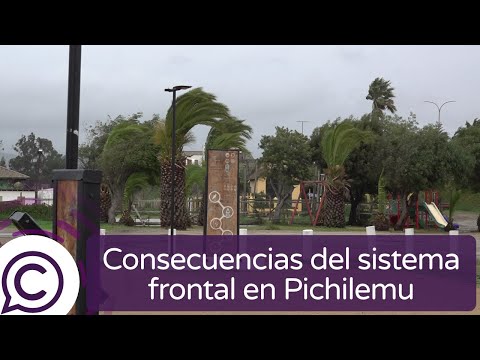 Las consecuencias del sistema frontal de junio en Pichilemu