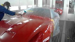 Super high solid ceramic clear demo on a ferrari california