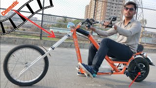 homemade Electric Chopper bike 