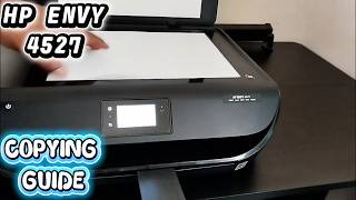 HP ENVY 4527 & 4520 Copying Tutorial | How to Copy Black & White, Color, and Double-Sided