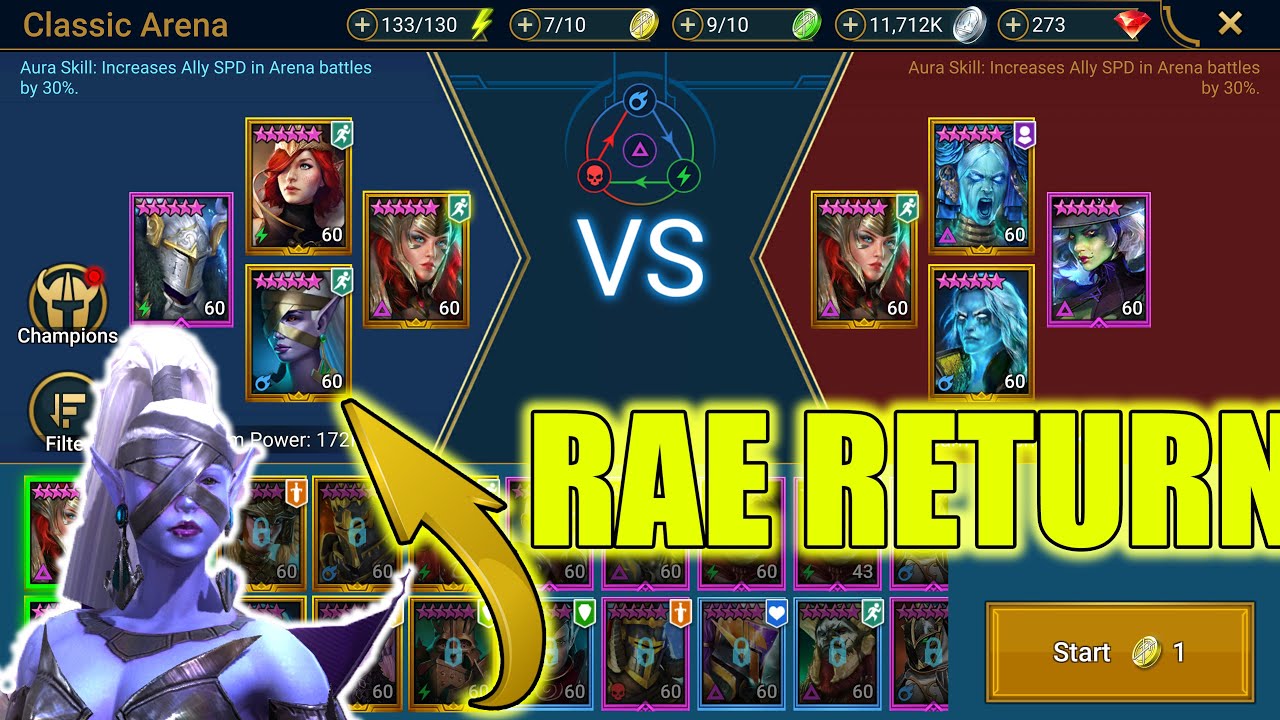 Rae Is Nuking Enemies So Hard Rae Shadow Legends Youtube