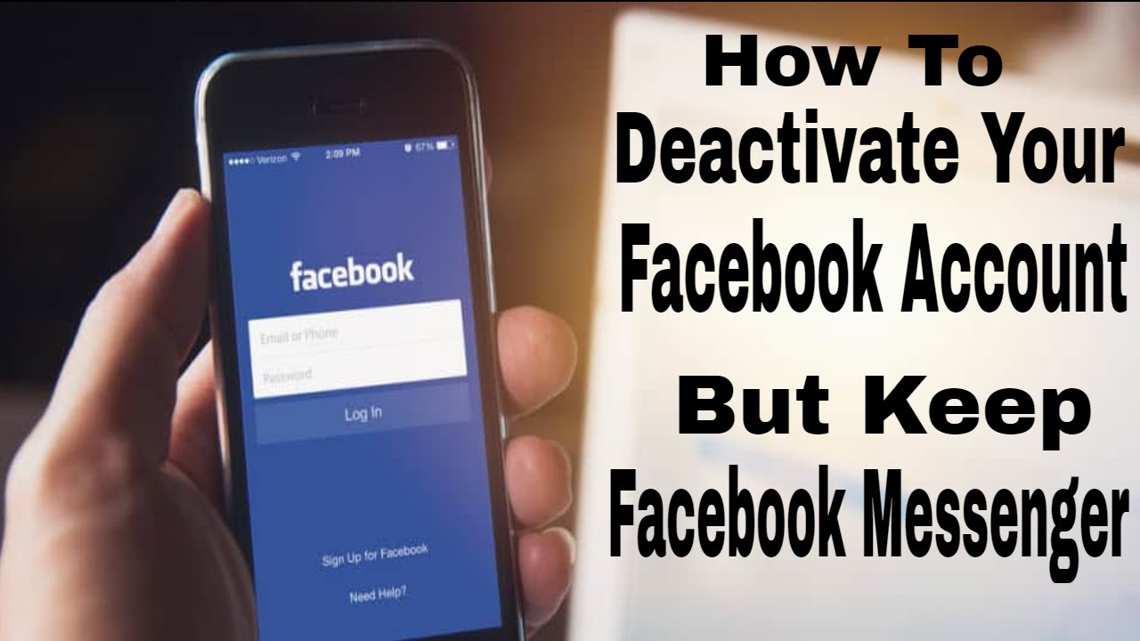 How to Deactivate Your Facebook Account but Keep Facebook