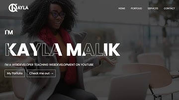 How to make a website with Animated text | Html and Css