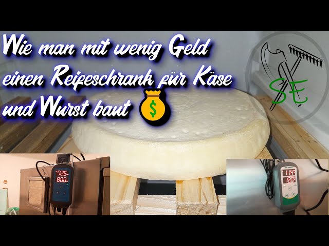 Wie man mit wenig Geld einen Reifeschrank für Käse und Wurst baut 💰 