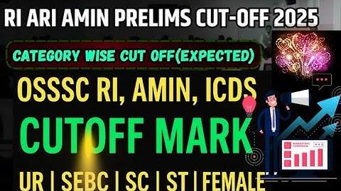 OSSSC RI ARI AMIN ICDS PRELIMS EXPECTED CUTOFF 2025 | RI PRELIM RESULT 2025 | RI SAFE SCORE |