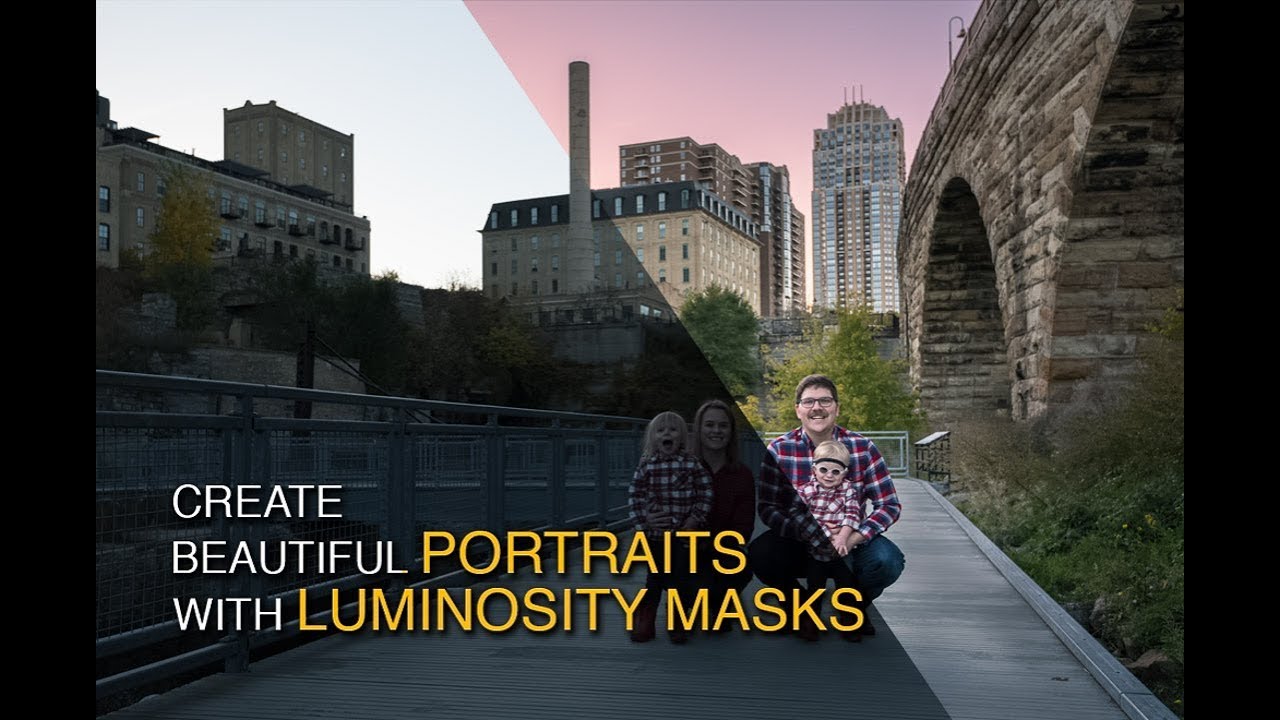 How to Create Beautiful Portraits with Luminosity Masks - YouTube