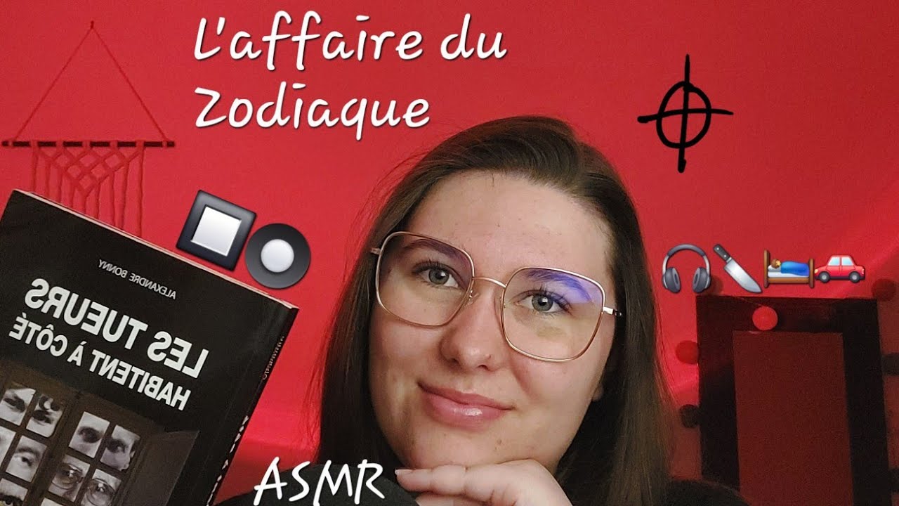 #ASMR TRUE CRIME L'affaire du Zodiaque (lecture chuchoter) #truecrimestories #chuchotement #lecture