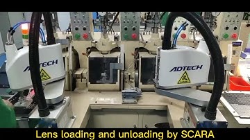 Lens Loading and Unloading Automatically by Professional SCARA Automation Solution Provider LIANGUI