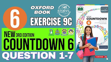 Class 6 Math Exercise 9C Question 1-7 | oxford new countdown third edition | Math with Afshan