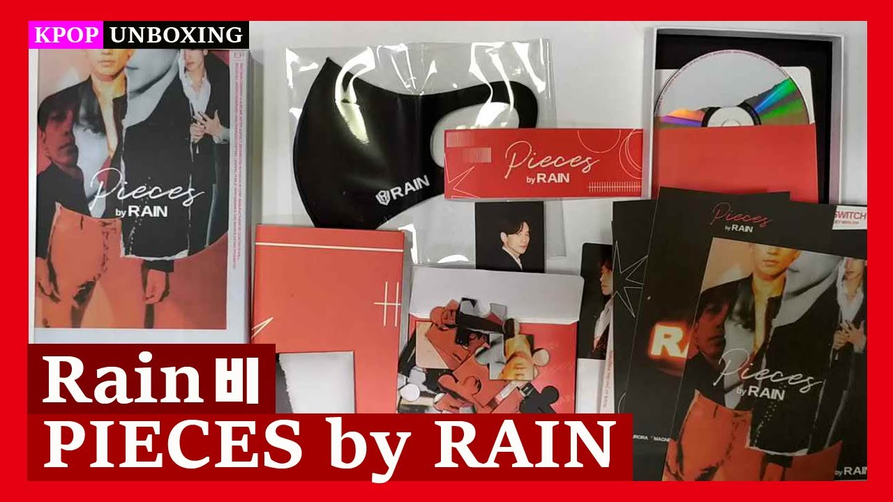 Unboxing Rain [PIECES by RAIN] 비 mini album Kpop Unboxing 케이팝