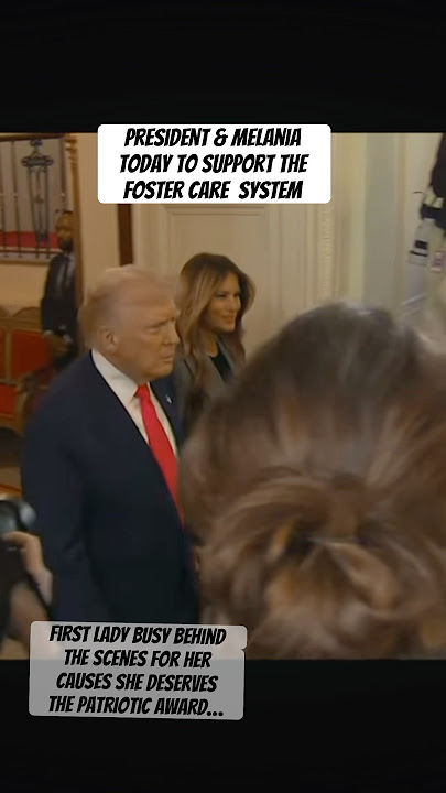 Today, amazing that #presidentdonaldtrump  is very supporitve of  #melaniatrump #donaldtrump #trump
