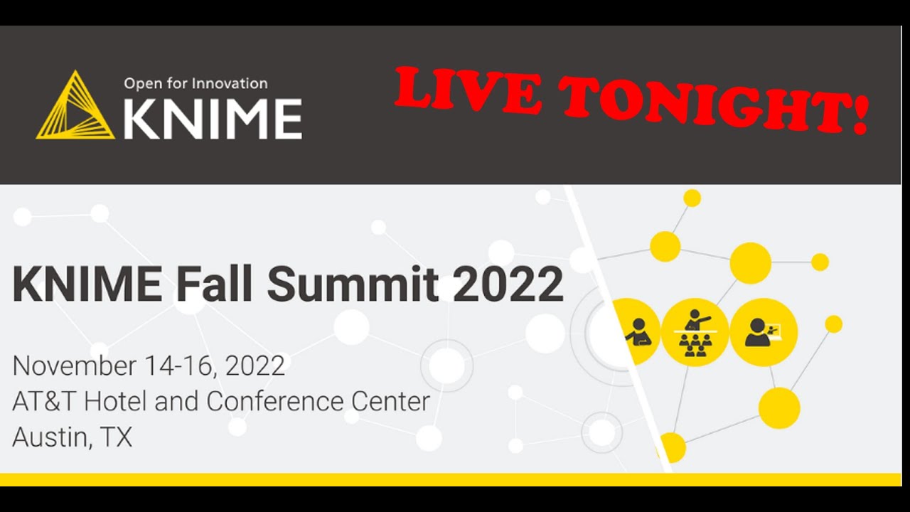 KNIME Fall Summit 2022 in Austin - Livestream